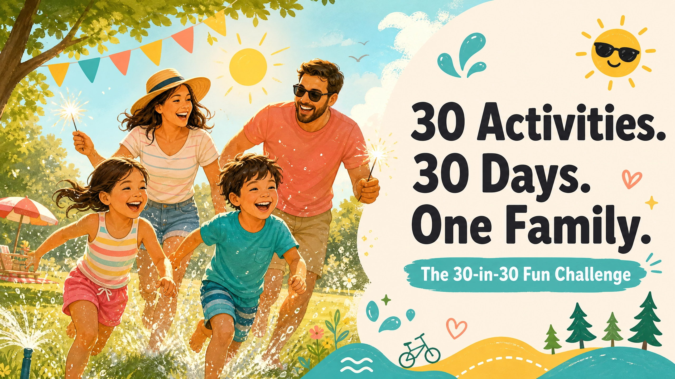 30 Activities. 30 Days. One Family. The 30-in-30 Fun Challenge